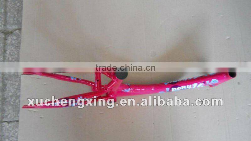 Girl/Nice design/White color BMX bke frame