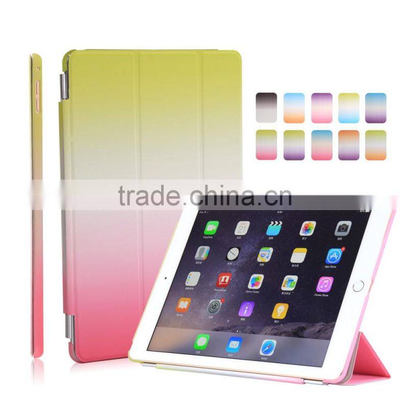 Factory Price Rainbow Color Fancy New Smart Case For Ipad Pro 9.7