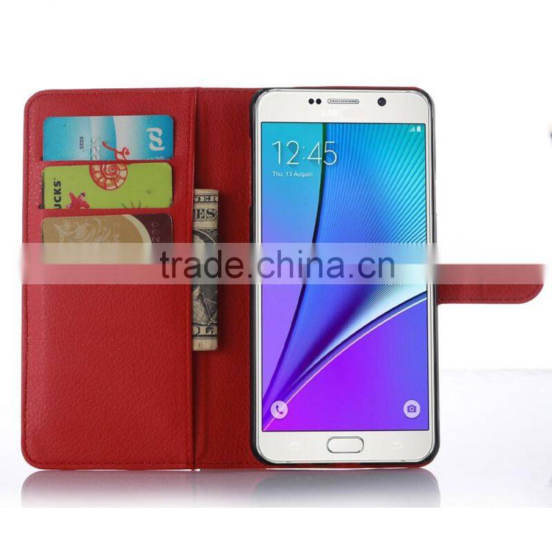 Wholesale Folio Stand Case for Samsung GALAXY A5 A510 PU Leather Flip Cover with Wallet