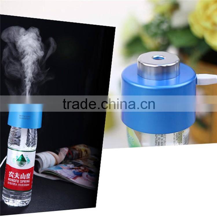 USB portable aroma water bottle cap humidifier mist air humidifier
