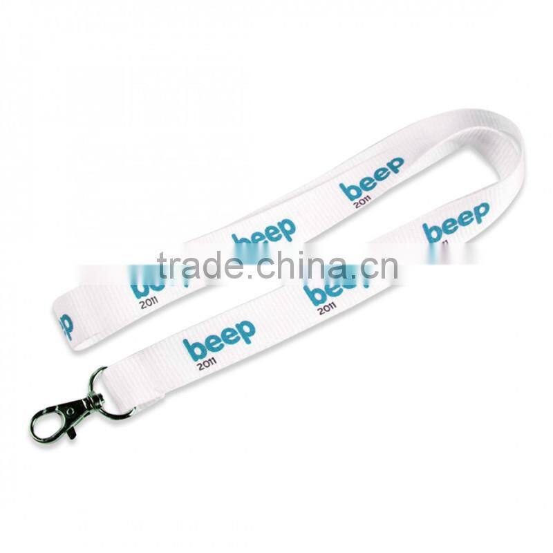 Factory Direct Wholesale Custom logo printed lanyards for ID cards and metal