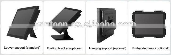 17inch all in one touchscreen pc white with Five wire resistive touchscreen