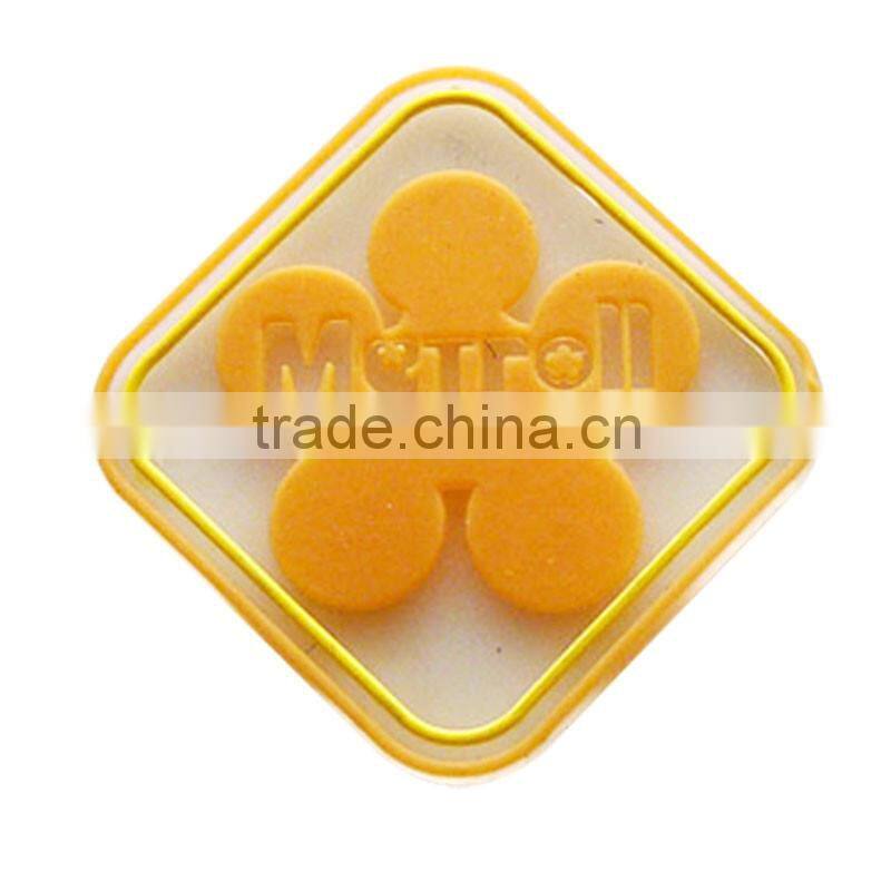 3D Custom PVC Garment Patch Garment Label Pvc Badge for cloth accessories
