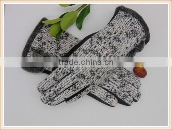 Outdoor Cold-proof Five Finger Micro-velet Driving Hand Gloves in Hot Sale