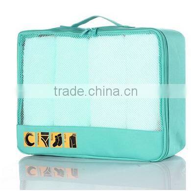 Top quality durable polyester best travel packing cubes travel bag men