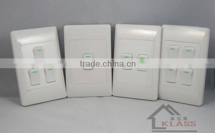 new design south africa style 2 gang switch IEC SABS