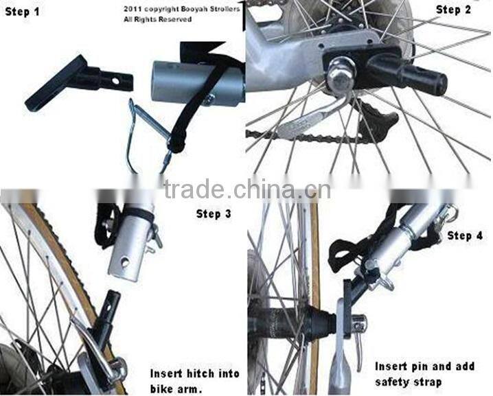 Bicycle Baby Trailer with Jogger Function Foldable handle