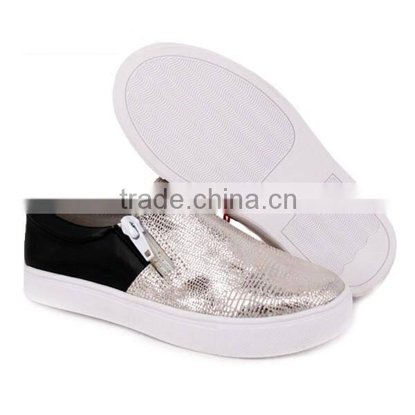 High Quality Custom Logo Fashion Lace-up Pink Leather Girls Sneakers