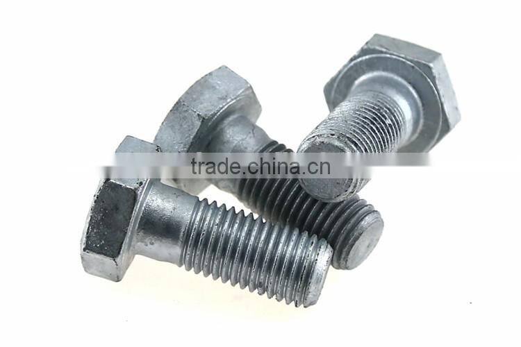 Din961 fine thread Zinc Plated Hex Bolt