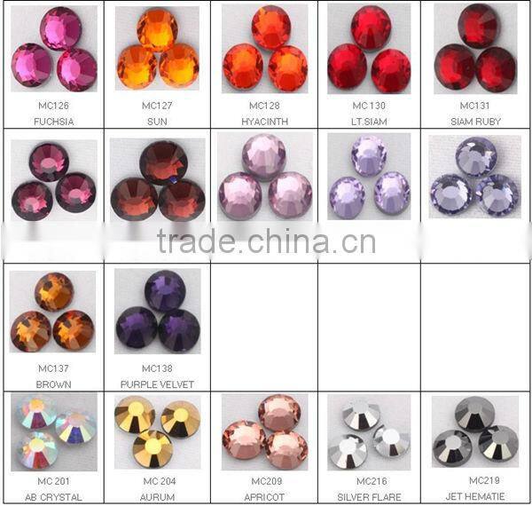 5A Schwan PP rhinestone hotsale topaz color