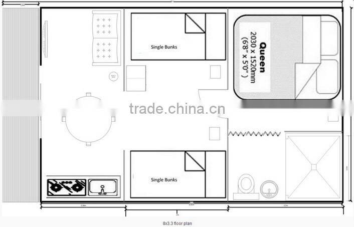 portable odified container house/ movable prefabricated container with wheels /cheap prefab shipping container home