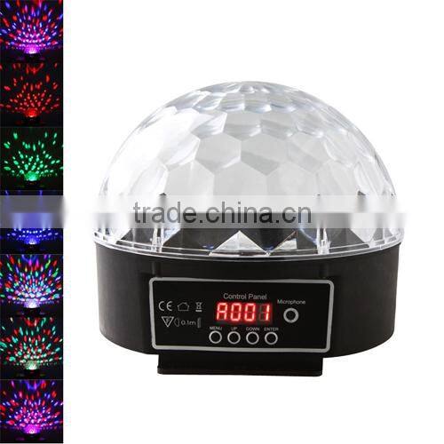 Fabulous Magic DMX512 DJ Laser LED Color Change RGB Stage Lights Crystal Ball Effect Light Party Pub