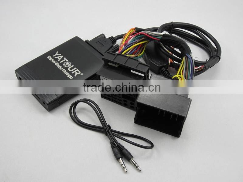 Yatour yt-m06 support sd card/aux/usb digital music cd changer to car