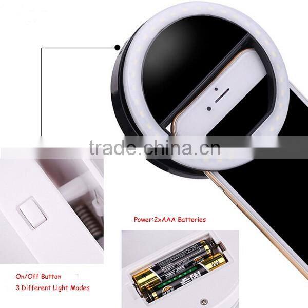 Universal Smartphone Portable Camera Light Led Selfie Case 2016 New Products