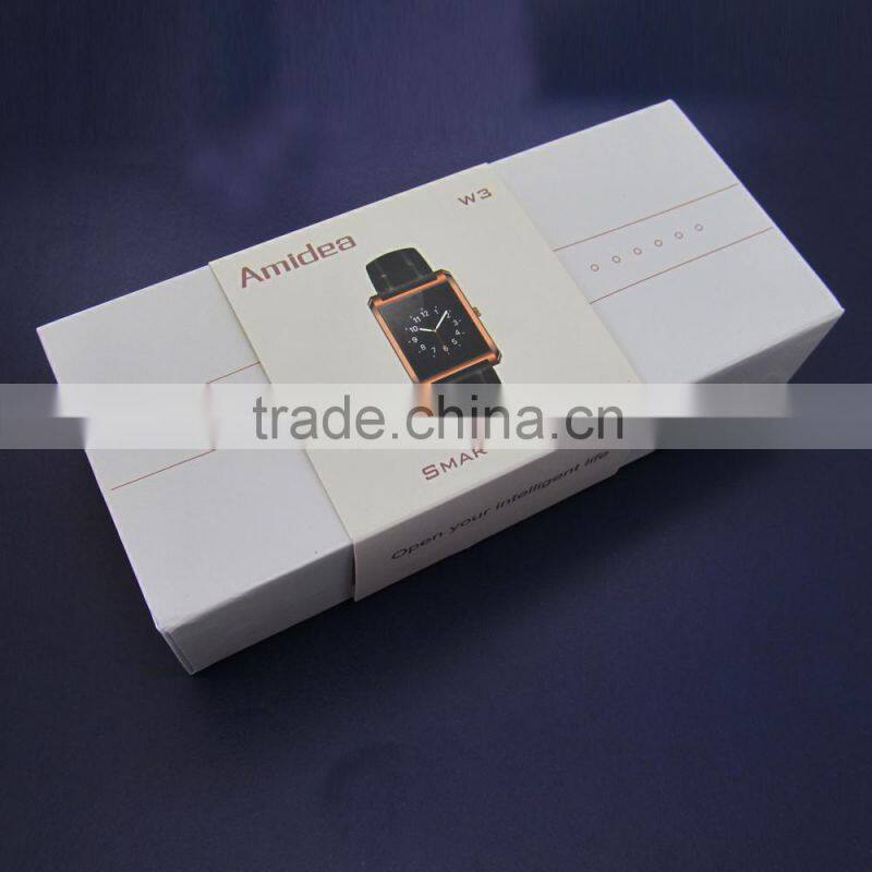 Waterproof 1.54inch IPS screen Bluetooth smart watch for 2015 Christmas