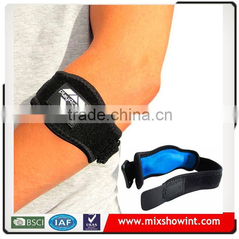 Neoprene tennis elbow brace with compression pad