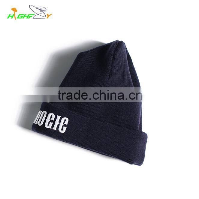 promation/High Quality Pom Pom Cheap Custom Winter Hat/Knitted Beanie/Knitted Hat with embroidery