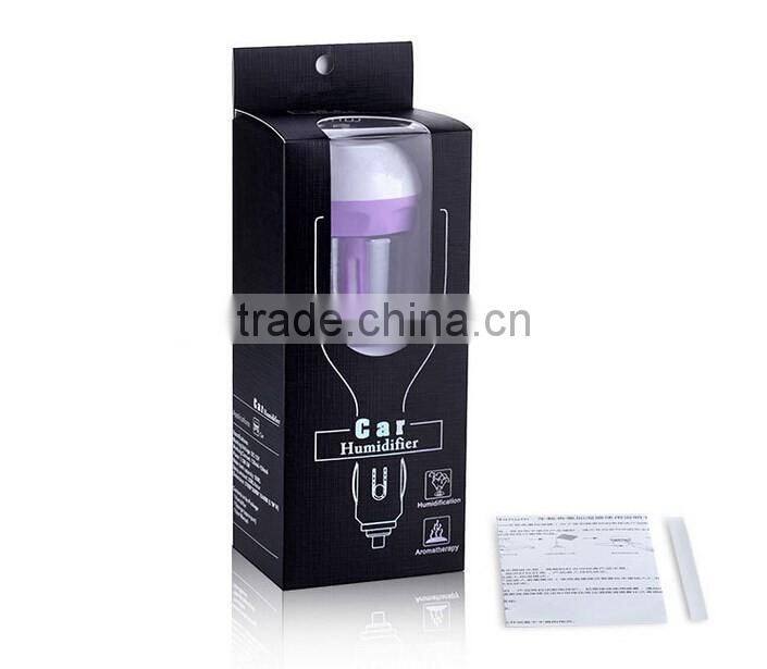 Colorful car humidifer Steam Air Humidifier Aromatherapy Essential Oil Diffuser Portable Mist Maker car fragrances min humidifer