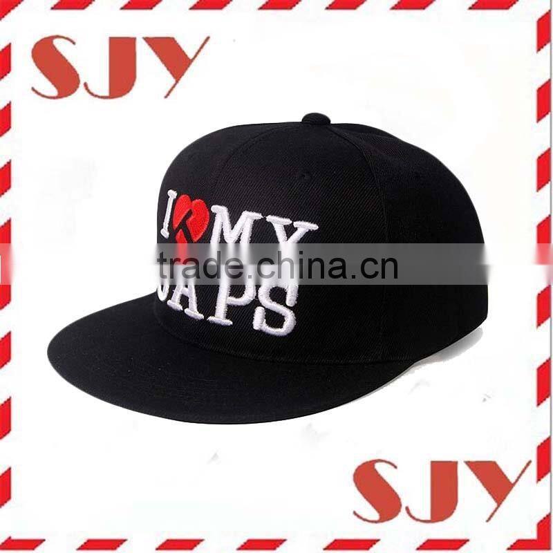 Small quantity accept Paypal custom embroidered snapback hat