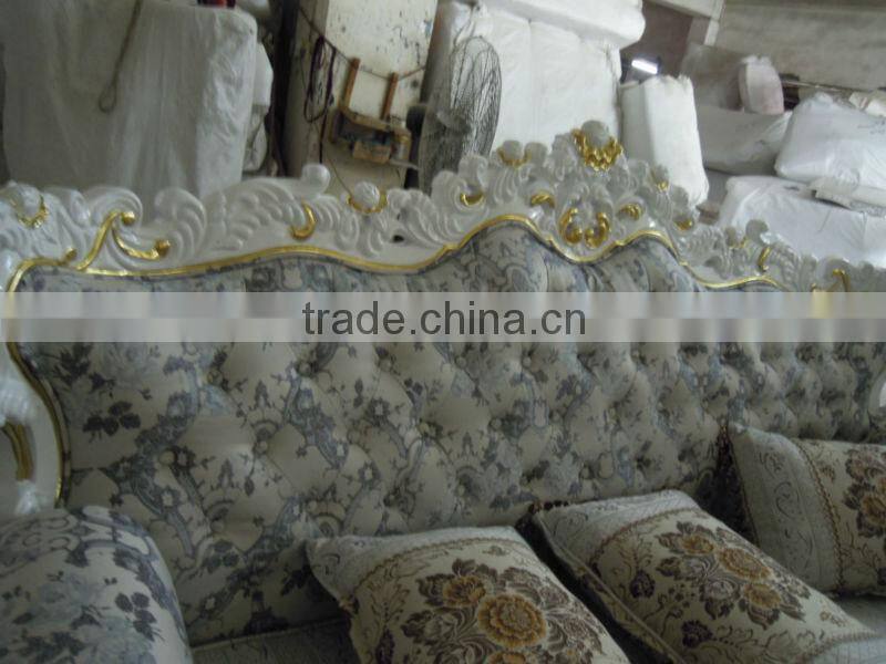 dubai sofa furniture , antique french sofa , furniture baroque fabric sofa DXY-833#