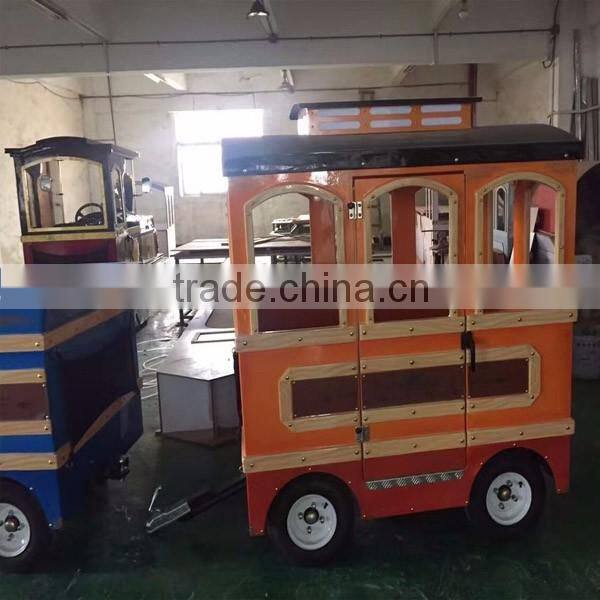 Amusement park train ride Fairground kids ride electric train for sale