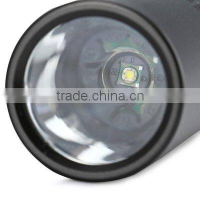 aluminum ipx-8 waterproof led flashlight torch