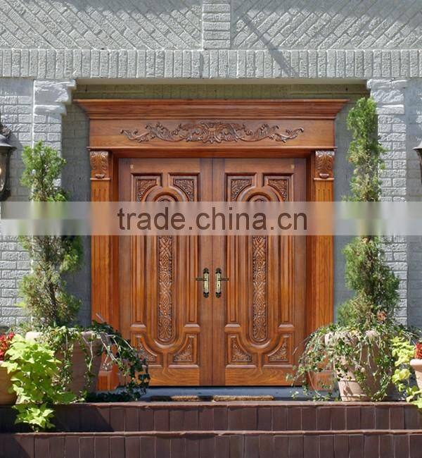 arch top double entry french door with good price