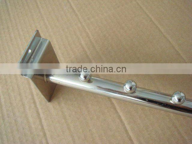 Slatwall metal display hooks