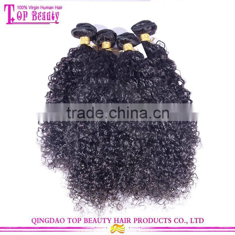Supper quality curly remy hair extension no acid no chemical mongolian 100 human hair