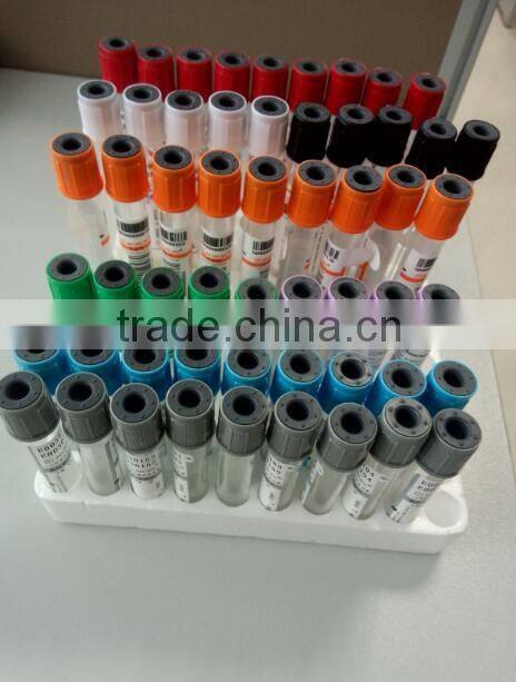 Disposable laboratory plastic single use vacuum ESR blood collection tube