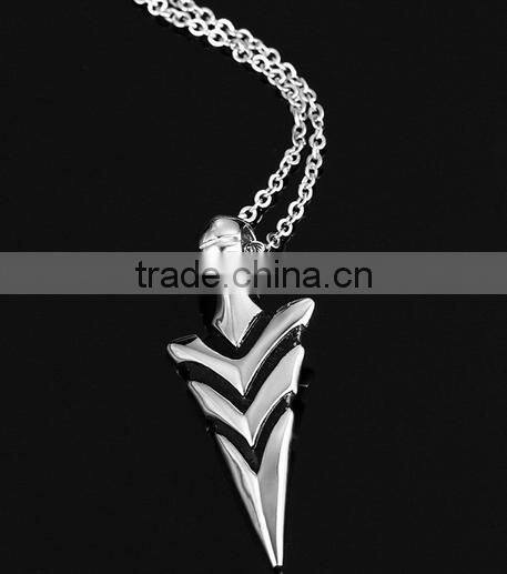 Japan and South Korea fashion jewelry personality trend Stainless steel pendant