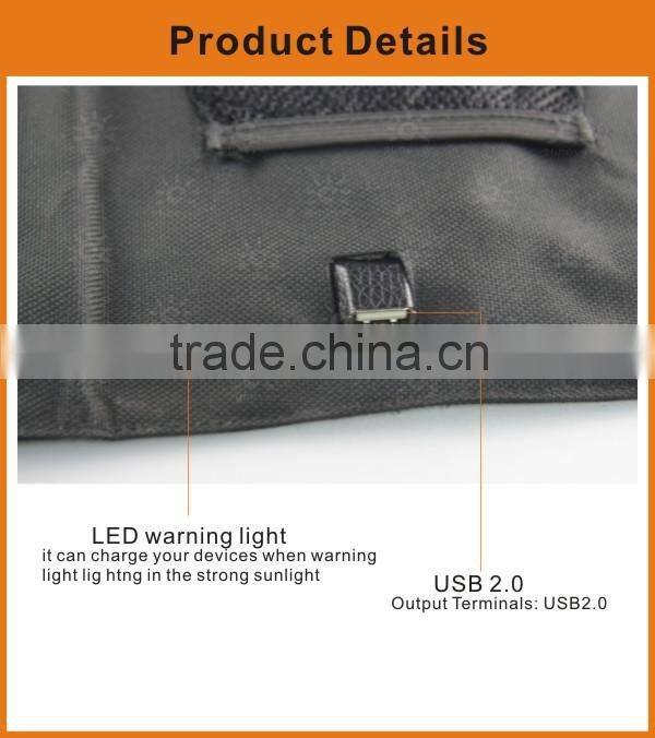 2015 hot new electronic items Shenzhen workingda paper solar bag for mobile phone