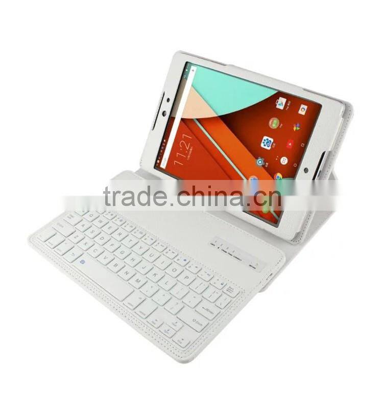 For Google HTC Nexus 9 Removable Wireless Bluetooth Keyboard With PU Leather Case Stand Cover