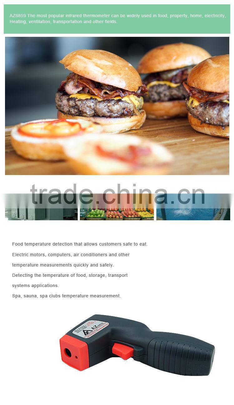 Non-contact Infrared Thermometer Digital LCD Display -20~420 Degree Food Thermometer