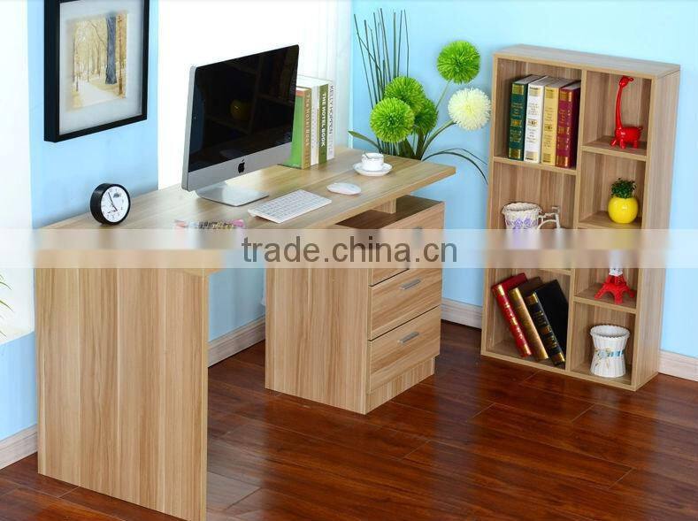 2016 nuoyaxin 774 Latest design cheap and high quality living room computer table in wood