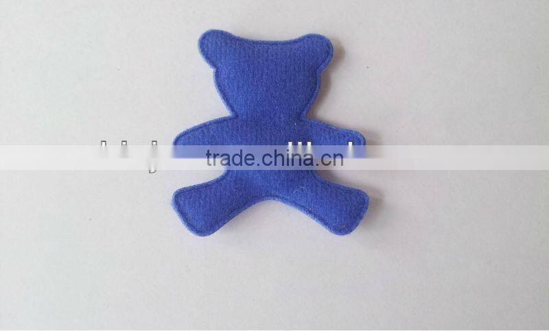 lovely embossed animal/bear embossed toys/cheap embossed trimming