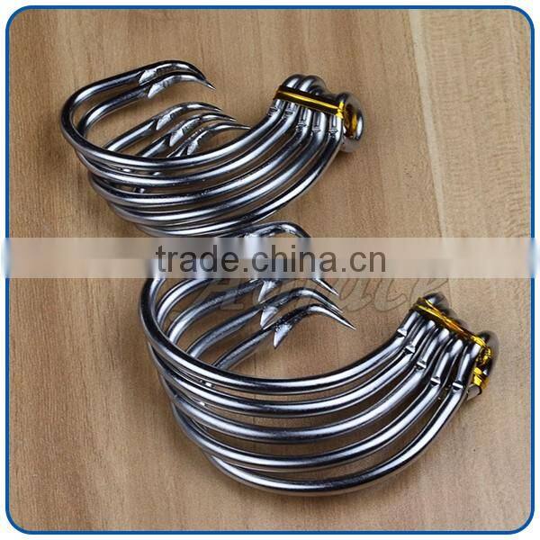 Superior material great catfish bending stainless steel hooks fishing