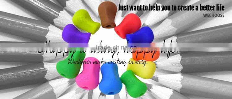 Safe and Comfortable silicone pencil grip help children holds a pen correctly Hot Selling handwriting helper