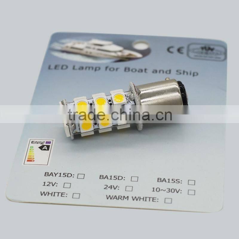 S25 BA15D 3W Boat LED Lamp 10-30VDC