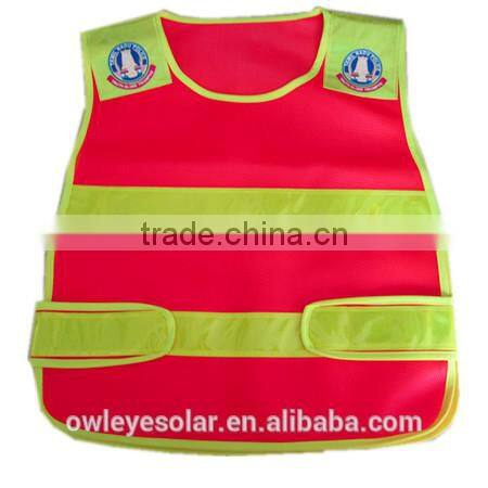 pvc reflective stripe eco-friendly safety vests factory for sale with logo printing