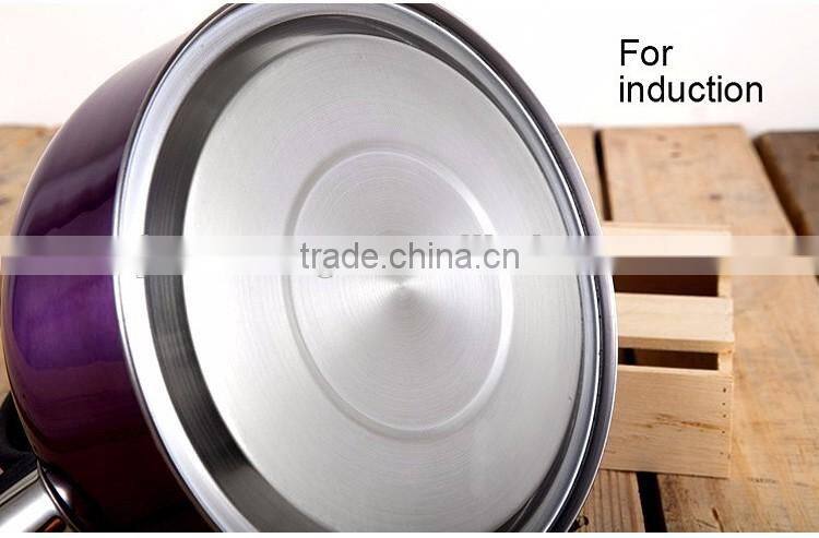 2016 China export 2.5L stainless stell whistle induction teapot