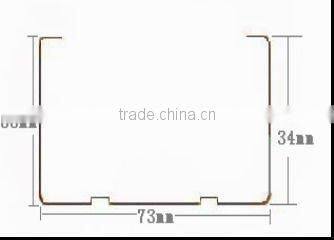 light steel keel roof channel C section and batten