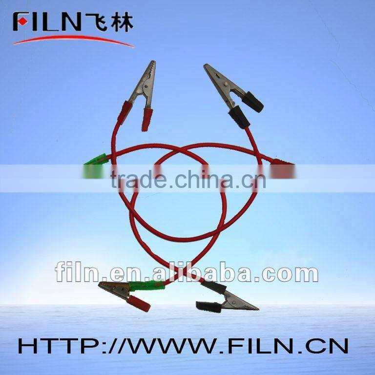 35mm insulated copper spring battery alligator clamp with wire