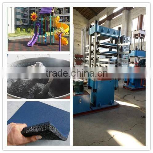 Outdoor Rubber Flooring Machine / Rubber Tile Making Machine / Rubber Tile Machine