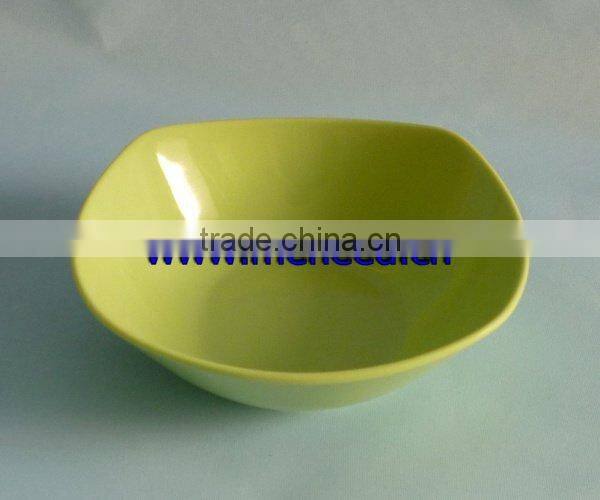 solid color square mealmine dinner set ,square melamine plate