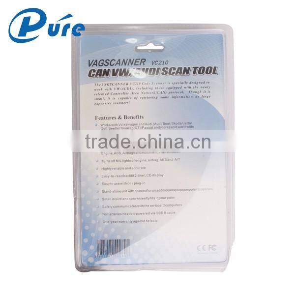 Icarscan Tool VC210 VAG Auto Scanner VC210 OBD2 OBDII EOBD CAN Code Reader Diagnostic Tool for VW/AUDI Engnie ABS Airbags Troubl