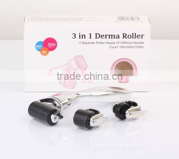 China beauty salon equipment micro needling needle tips 3 In 1 Kits derma roller