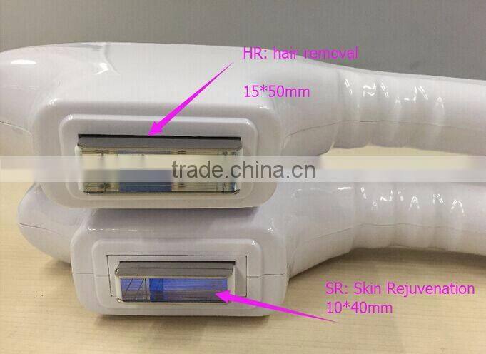 Sanhe Hot!! e-light+ipl+shr hair removal &skin rejuvenation/SR&HR ipl laser baeuty equipment