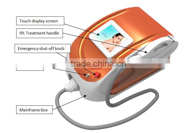 2016 Advanced beaury clinic use ipl laser hair removal machine price
