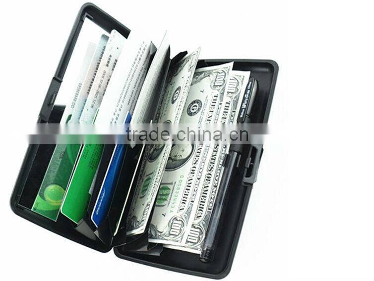 Hot Waterproof Business ID Credit Card Wallet Holder Aluminum Metal Pocket Case Box